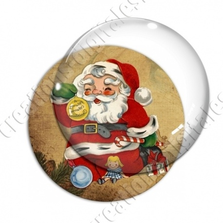 Image digitale - Père Noël - Vintage 11