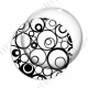 Image digitale - Ronds effet arabesques