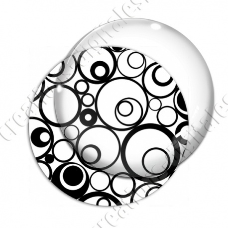 Image digitale - Ronds effet arabesques