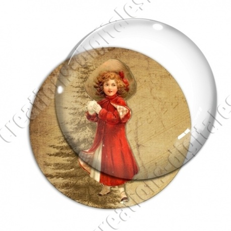 Image digitale - Vintage enfant - Noël 10