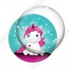 Image digitale - Licorne assise