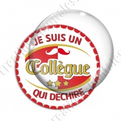 Image digitale - Je suis un collègue qui déchire - capsule