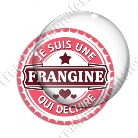 Image digitale - Je suis une frangine qui déchire - capsule