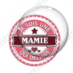 Image digitale - Je suis une mamie qui déchire - capsule