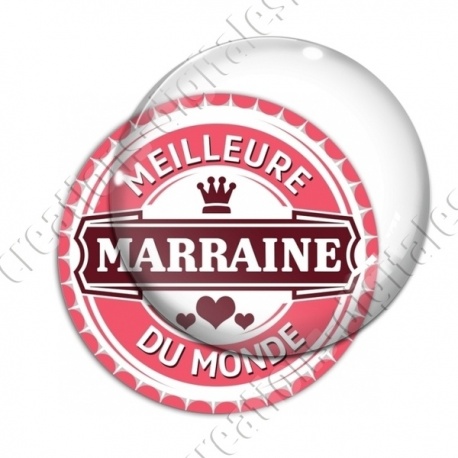 Image digitale - Meilleure marraine du monde - capsule