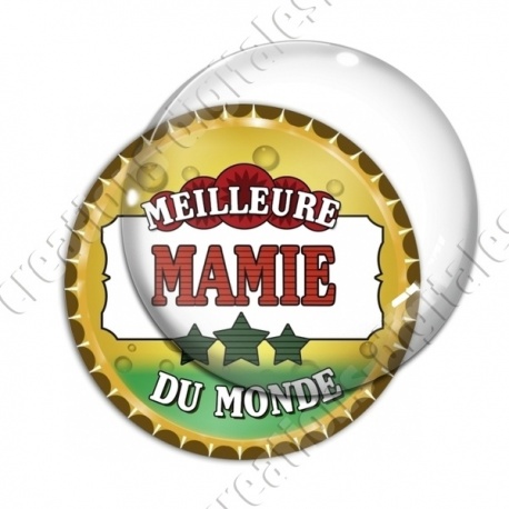 Image digitale - Meilleure mamie du monde - capsule