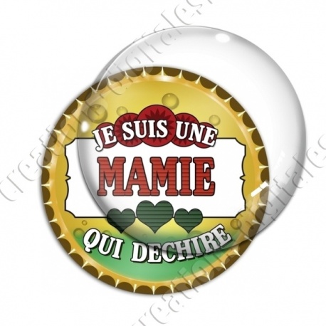 Image digitale - Je suis une mamie qui déchire - capsule