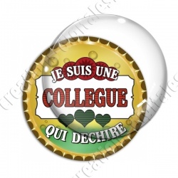Image digitale - Je suis une collègue qui déchire - capsule