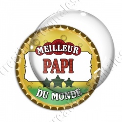 Image digitale - Meilleur papi du monde - capsule