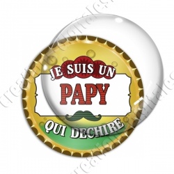 Image digitale - Je suis un papy qui déchire - capsule