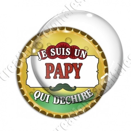Image digitale - Je suis un papy qui déchire - capsule