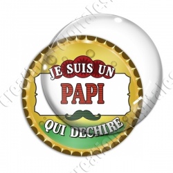 Image digitale - Je suis un papi qui déchire - capsule