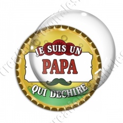 Image digitale - Je suis un papa qui déchire - capsule
