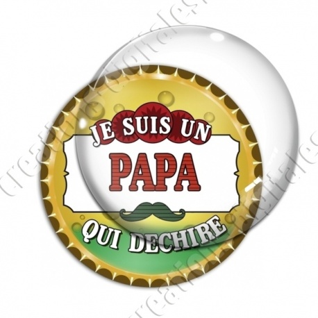 Image digitale - Je suis un papa qui déchire - capsule
