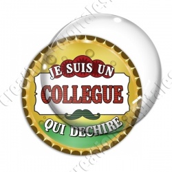 Image digitale - Je suis un collègue qui déchire - capsule