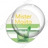 Image digitale - Mister Mojito - Fond bandes vertes