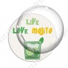 Image digitale - Live love Mojito - Fond blanc