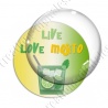 Image digitale - Live love Mojito - Fond dégradé