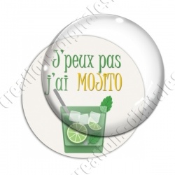 Image digitale - Live love Mojito - Fond blanc