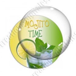Image digitale - Mojito Time - Fond dégradé