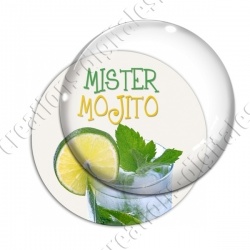 Image digitale - Mister Mojito  - Fond blanc
