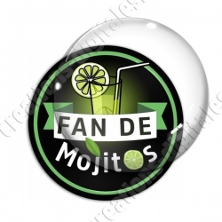 Image digitale - Fan Mojitos - Fond noir