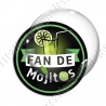 Image digitale - Fan Mojitos - Fond noir