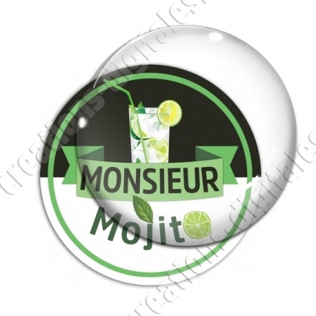 Image digitale - Monsieur Mojito - Fond noir