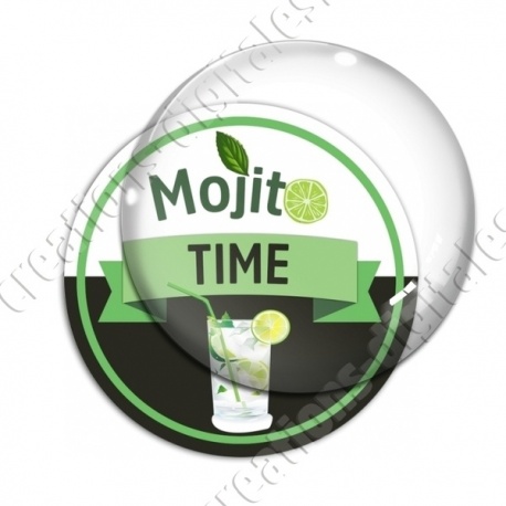 Image digitale - Mojito Time - Fond noir
