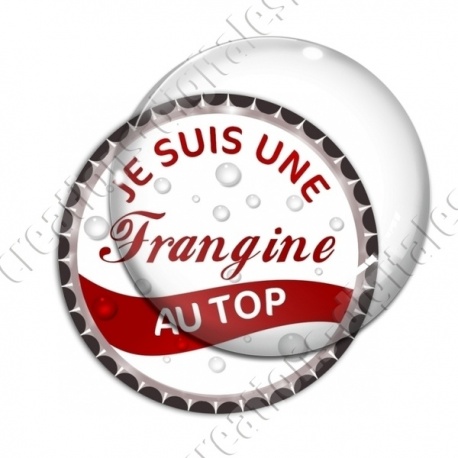 Image digitale - Je suis une frangine au top - capsule