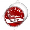 Image digitale - Je suis une frangine au top - capsule