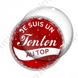 Image digitale - Je suis un tonton au top - capsule