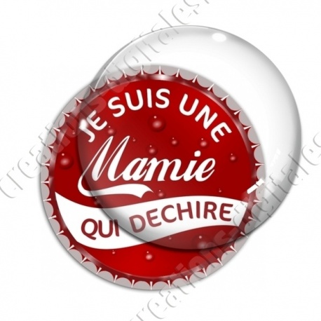 Image digitale - Je suis une mamie qui déchire - capsule