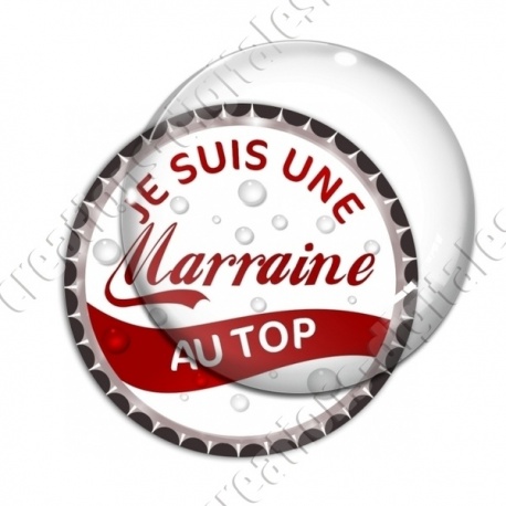 Image digitale - Je suis une marraine au top - capsule