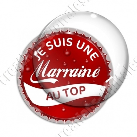 Image digitale - Je suis une marraine au top - capsule