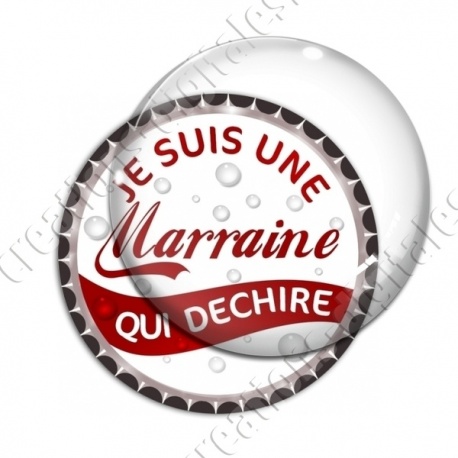 Image digitale - Je suis une marraine qui déchire - capsule