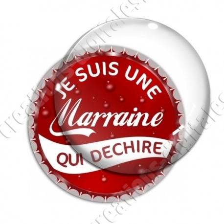 Image digitale - Je suis une marraine qui déchire - capsule