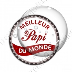 Image digitale - Meilleur papi du monde - capsule