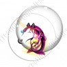 Image digitale - Licorne crin multicolore