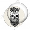 Image digitale - Halloween - Tête de mort illustrée 15
