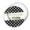 Image digitale - Une copine qui déchire - Noir