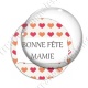 Image digitale - Bonne fête mamie - Fond coeur