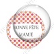 Image digitale - Bonne fête mamie - Fond pois
