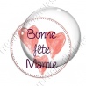 Image digitale - Bonne fête mamie - Coeurs rouges