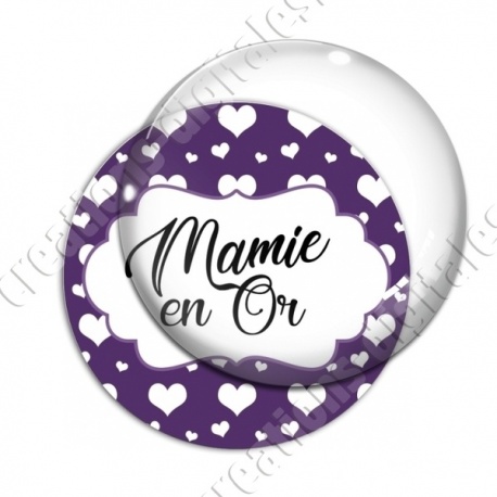 Image digitale - Mamie en or