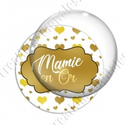 Image digitale - Mamie en or