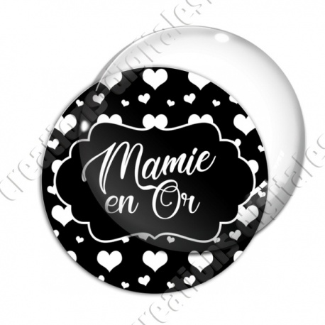 Image digitale - Mamie en or