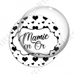 Image digitale - Mamie en or