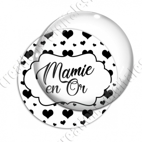 Image digitale - Mamie en or