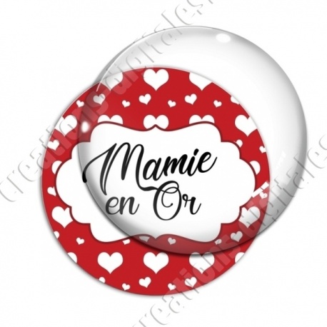 Image digitale - Mamie en or